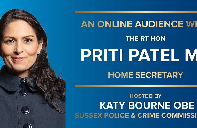 Audience with Priti Patel