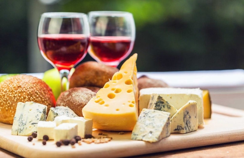 Wine and Cheese